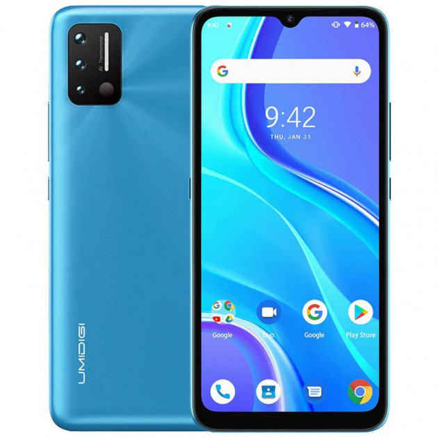

Смартфон Umidigi A7s 2/32GB Blue