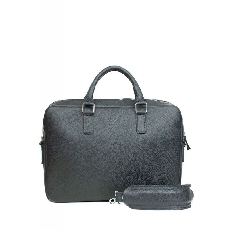 

Шкіряна ділова сумка Briefcase 2.0 чорний флотар