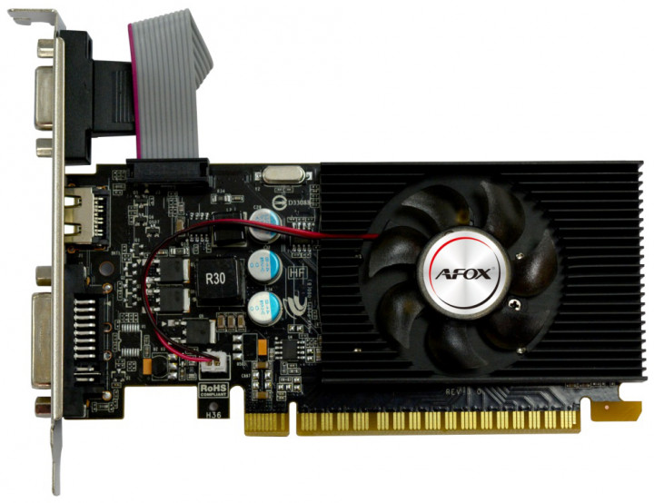 

AFOX PCI-Ex GeForce GT220 1GB DDR3 (128bit) (668/1308) (DVI, VGA, HDMI) (AF220-1024D3L2)