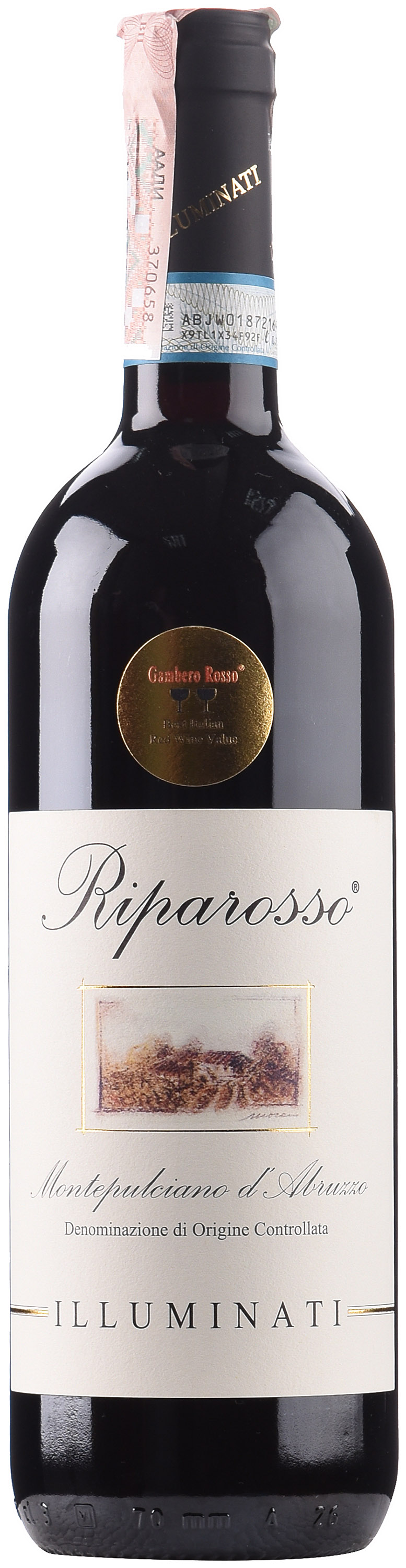 Акція на Вино Illuminati Dino Riparosso красное сухое 0.75 л 13.5% (8000268750213) від Rozetka UA