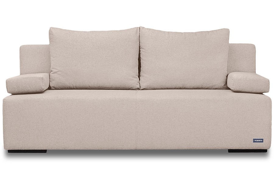 

Ортопедический прямой диван Венето «Честер» (Houston 08) Кремовый