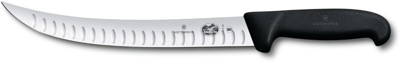 

Кухонный нож Victorinox Fibrox Butcher 25см узкое рифл. с чёрной ручкой (57223.25)