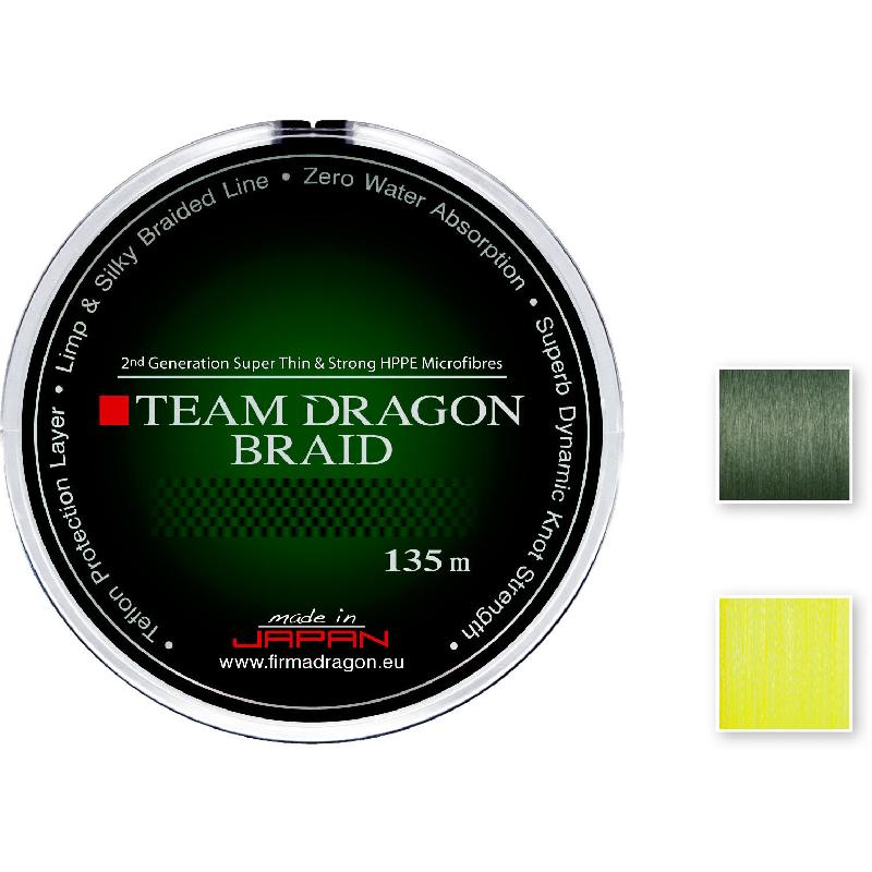 

Шнур рыболовный Team Dragon Braid 135м / 0,08мм / 6кг (PDF-41-00-108)