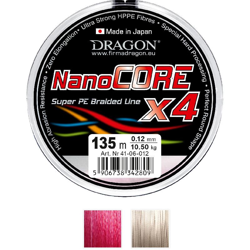 

Шнур рыболовный Dragon NanoCORE X8 135м / 0,1мм / 8кг (PDF-41-06-010)