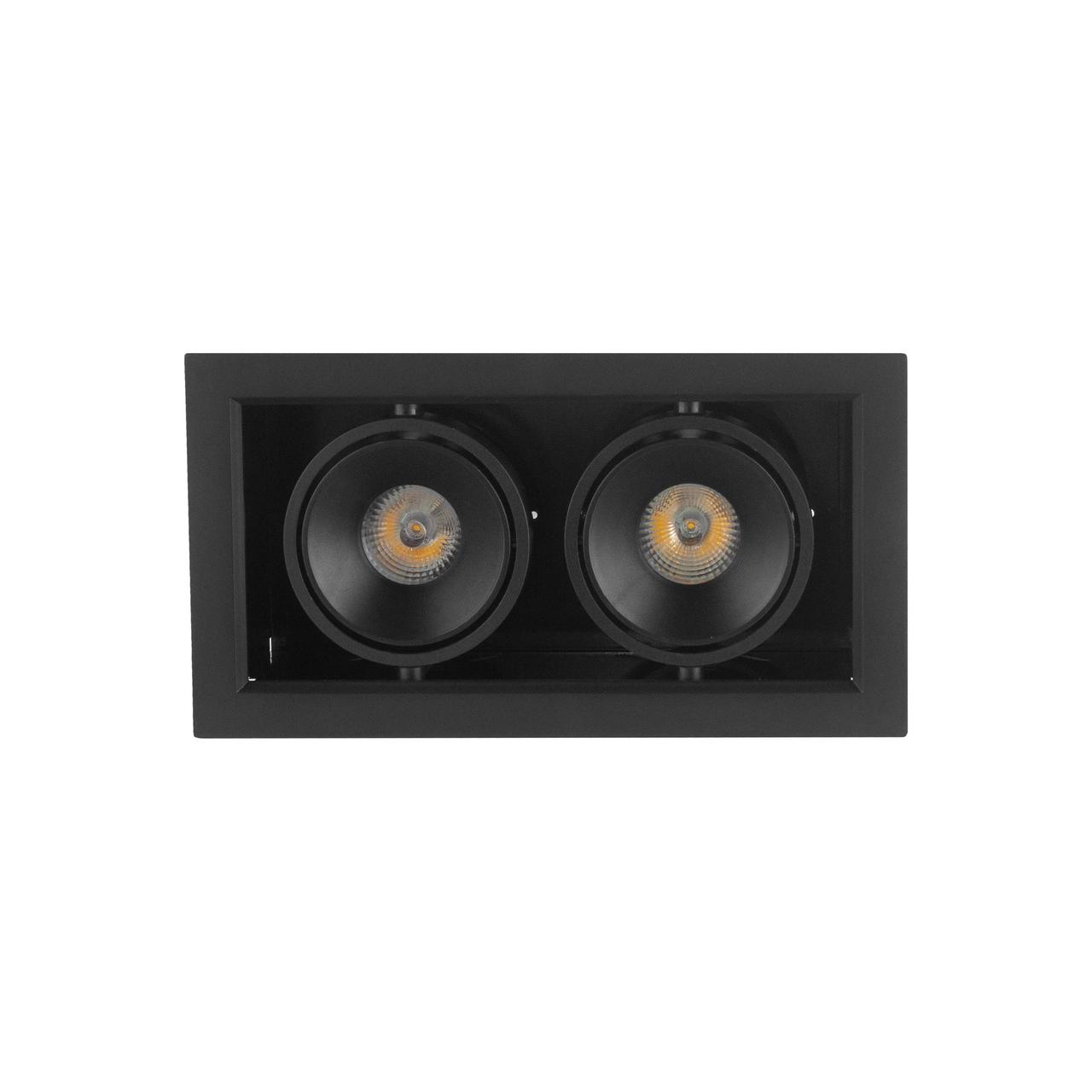 

Точечный светильник Skarlat BX07-2-LED 2*7W BK 4000K