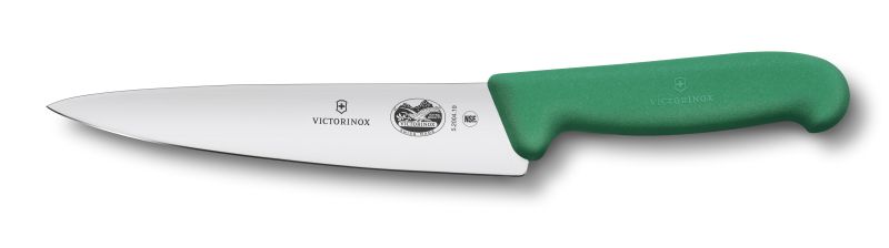 

Кухонный нож Victorinox Fibrox Carving 15см с зелёной ручкой (52004.15)