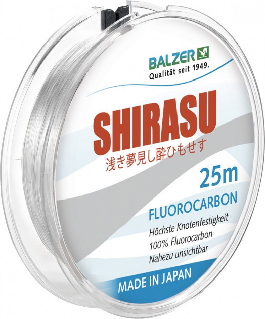 

Леска Balzer Shirasu Fluorocarbon 0.28 мм 25 м