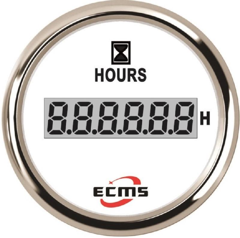 

Цифровой счетчик моточасов ECMS PLH2-WS-HS не импульсный белый (800-00186)