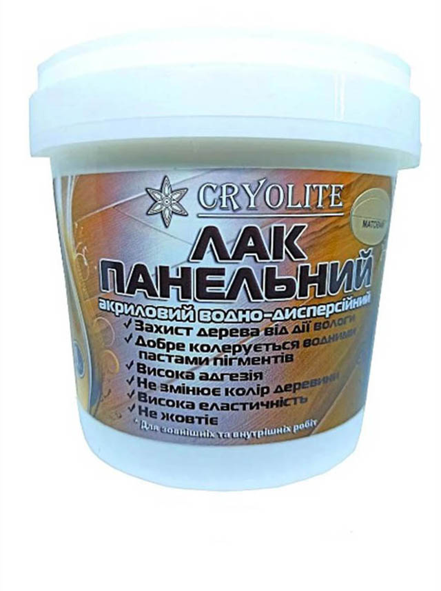 

Лак акриловий матовий Cryolite 1л