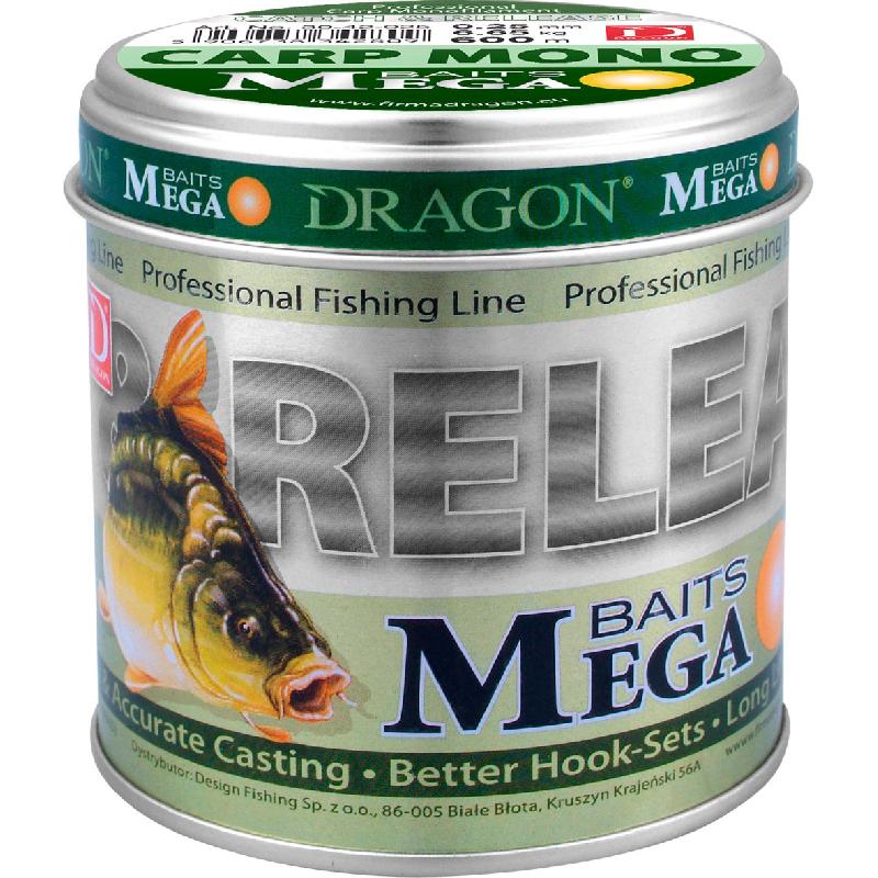 

Леска рыболовная Dragon Mega Baits Carpmon 600м / 0,3мм / 9,5кг (TDC-30-24-030)