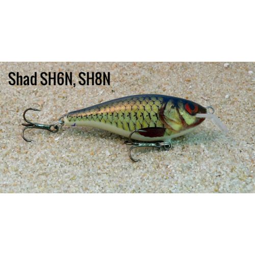 

Воблер Taps Shad 7г / 6см / 0-1,2м (SH6NF)