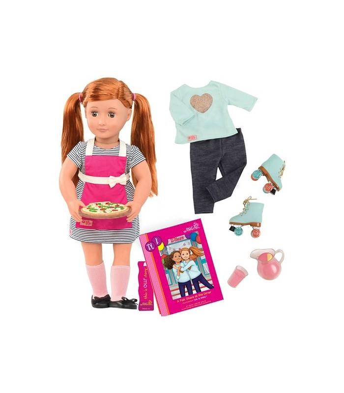 

Набор Our Generation DELUXE Кукла Ноа готовит обед с книгой BD31092ATZ