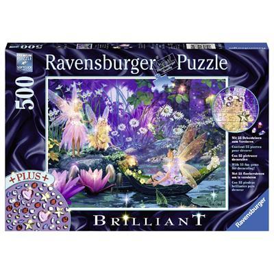 

Пазл Ravensburger Brilliant В сказочном лесу + стразы 500 элементов