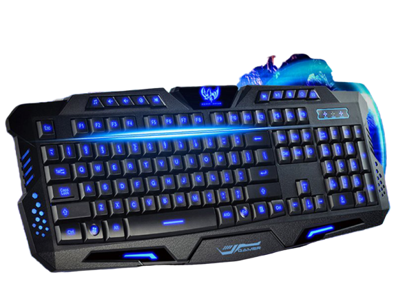 

Игровая клавиатура с 3-х цветной подсветкой M200