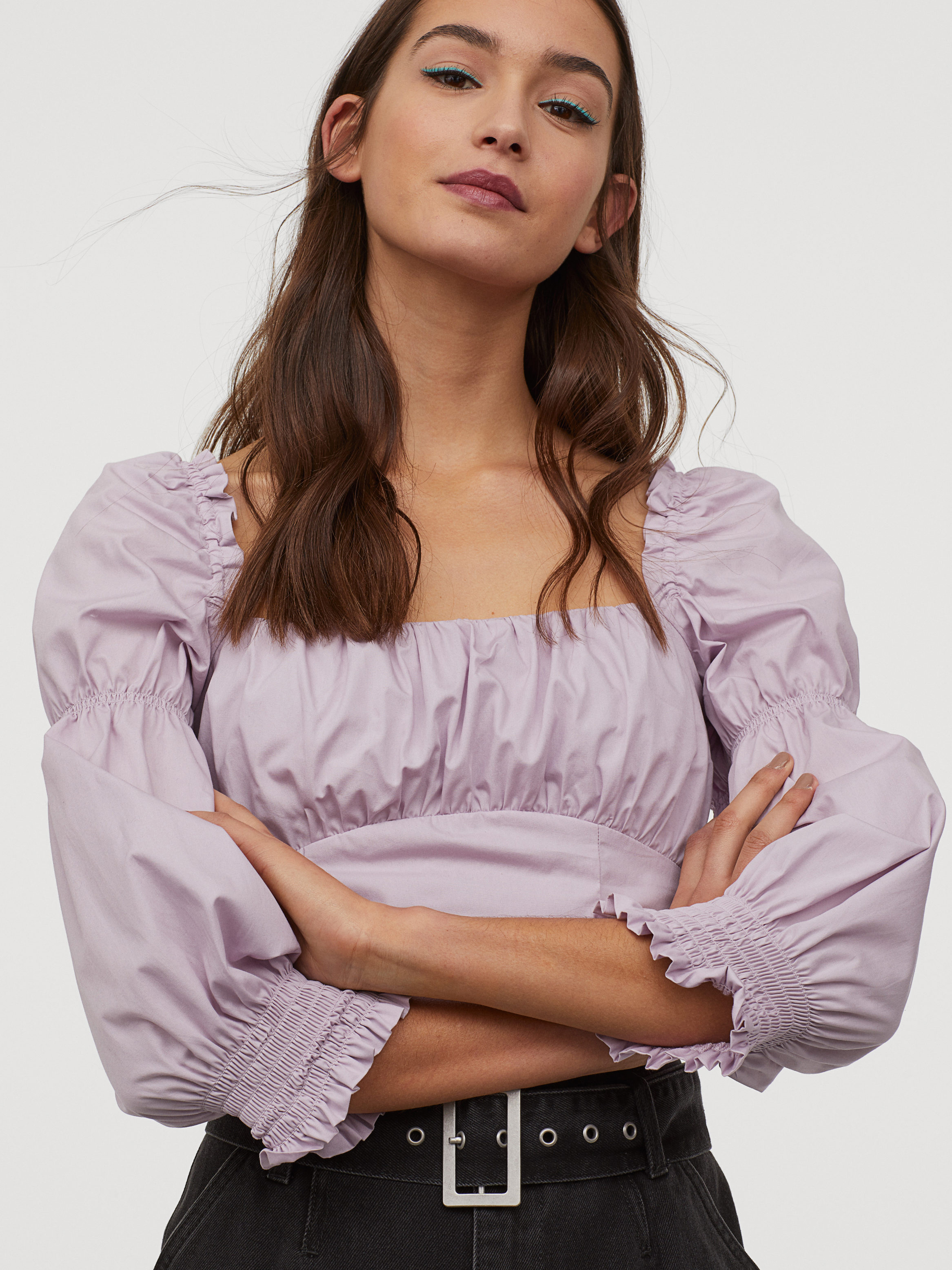 

Блузка H&M 0882139-1 38 Сиреневая