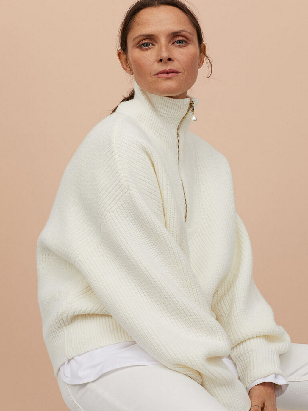 

Свитер H&M 0835801-0 XS Белый