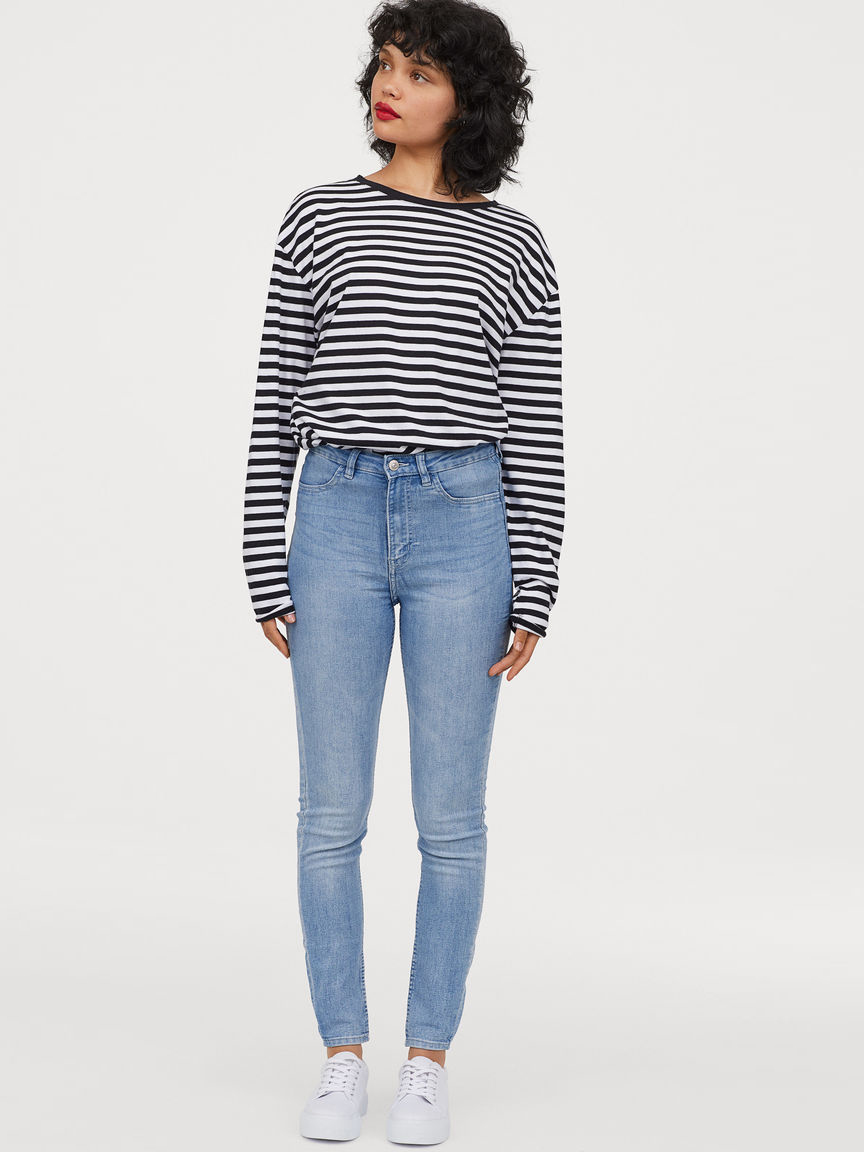 

Джинсы H&M 0706016-1 36 Голубые
