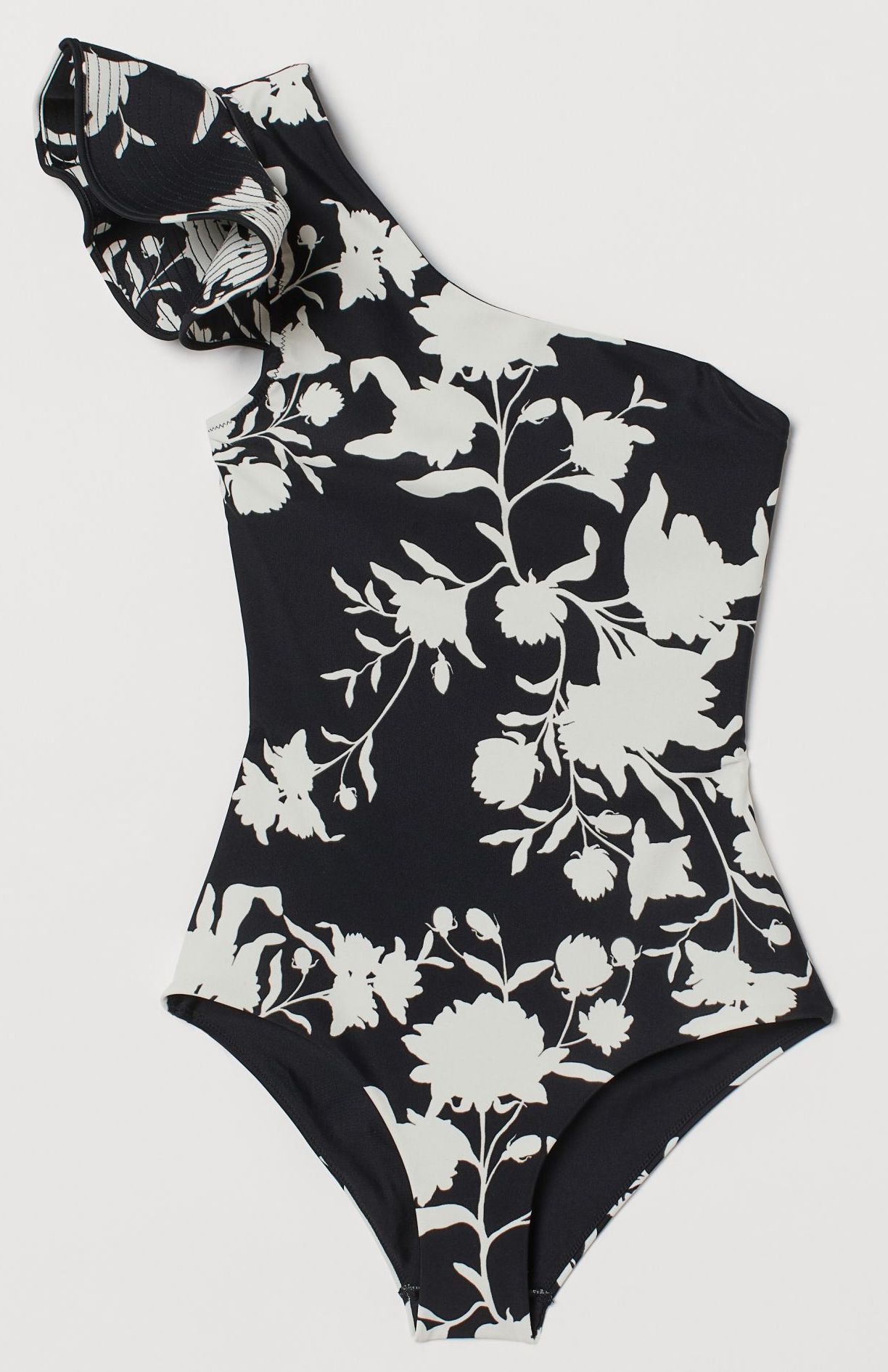 

Купальник слитный женский H&M x JOHANNA ORTIZ 8567111dm 36 Черно-белый