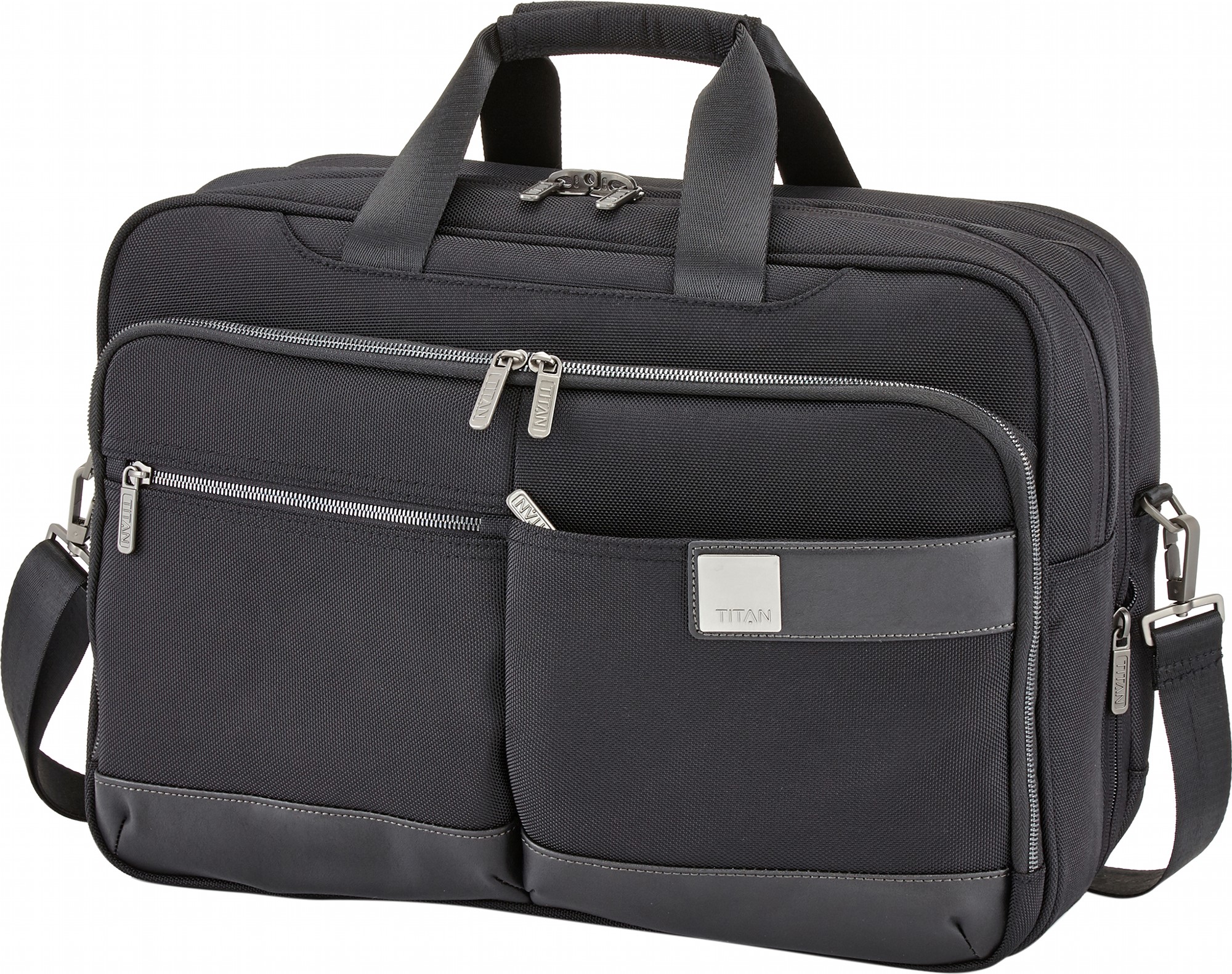 

Сумка Titan Power Pack с отделением для ноутбука 45 x 32 x 18/22 см Черная (Ti379701-01)