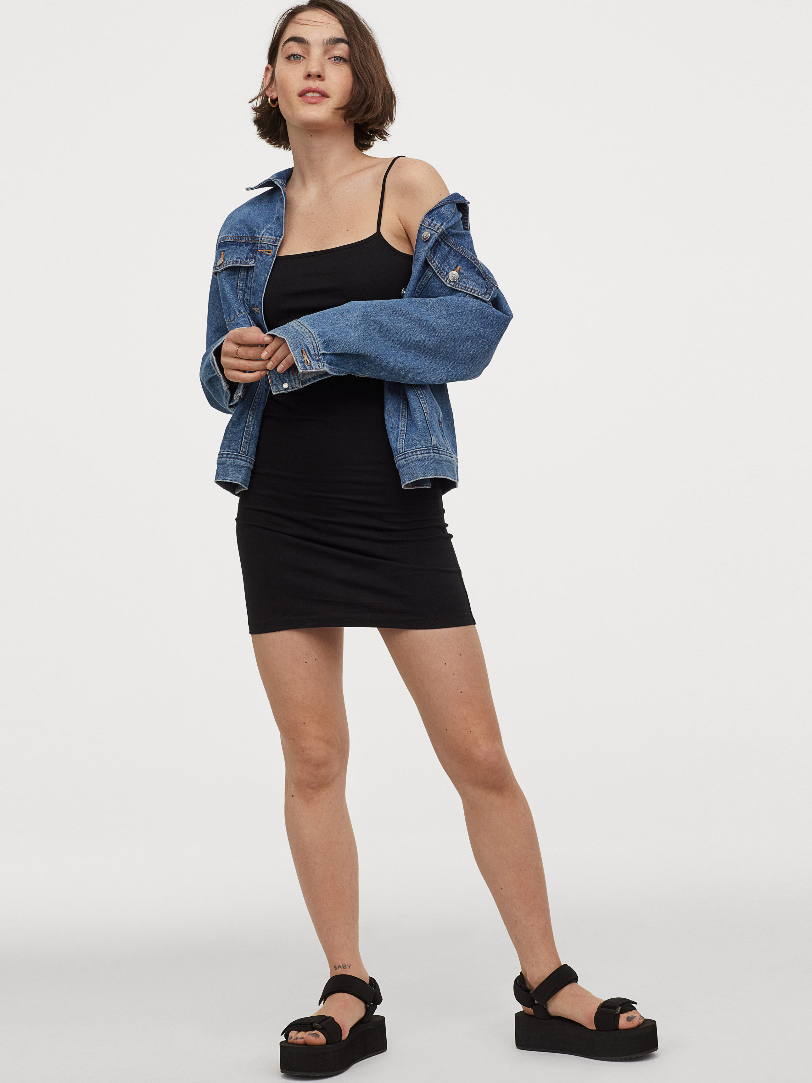 

Сарафан H& 0820960-1  Черный, Сарафан H&M 0820960-1 M Черный