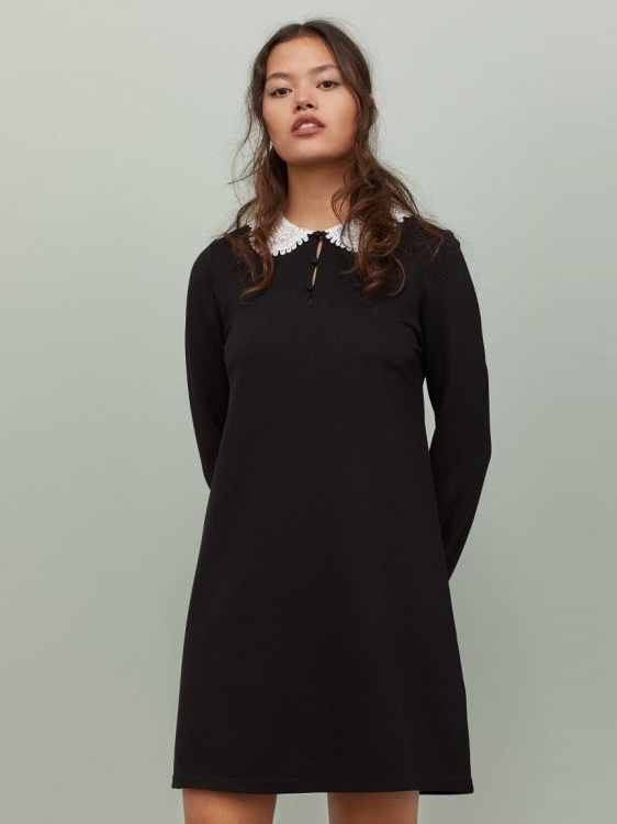 

Платье H&M 0834097-1  Черное, Платье H&M 0834097-1 S Черное