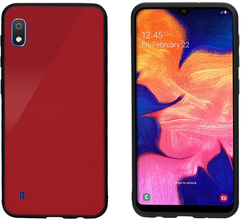 

Панель Intaleo Real Glass для Samsung Galaxy A10 Red