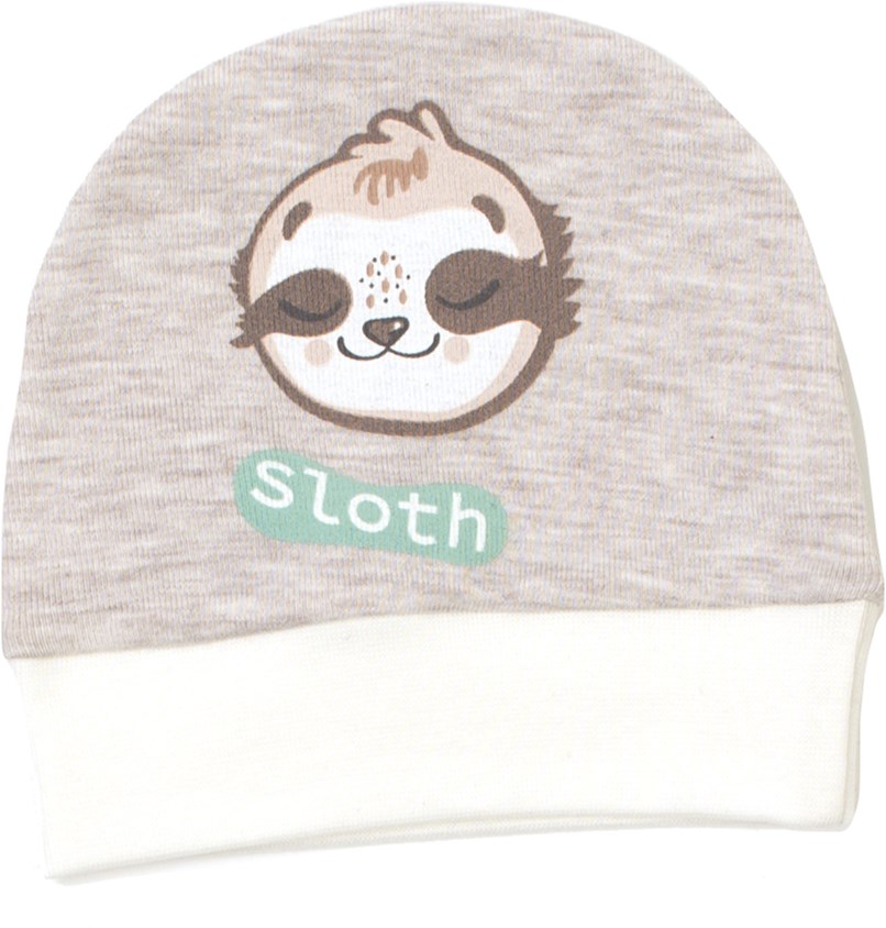 

Шапочка Baby Veres Sloth yoga 106.88 42 см Бежевая