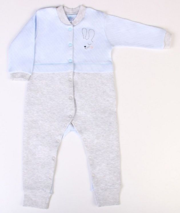 

Человечек Baby Veres Honey bunny blue 101.59 74 см Голубой с серым