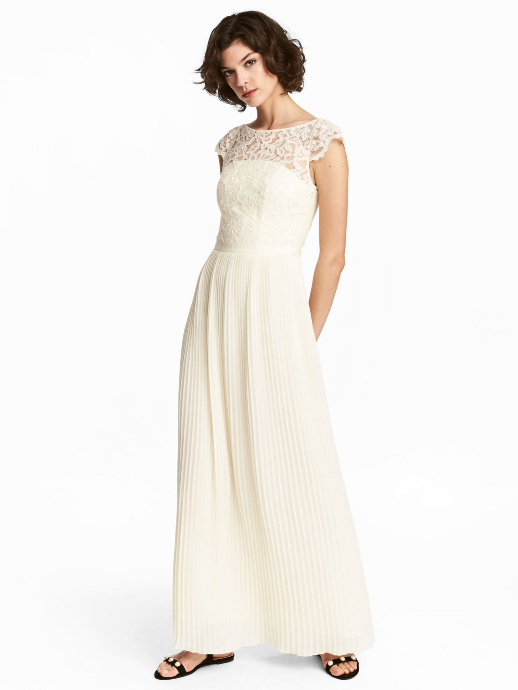 

Платье H&M 4836525RP21 44 Молочное