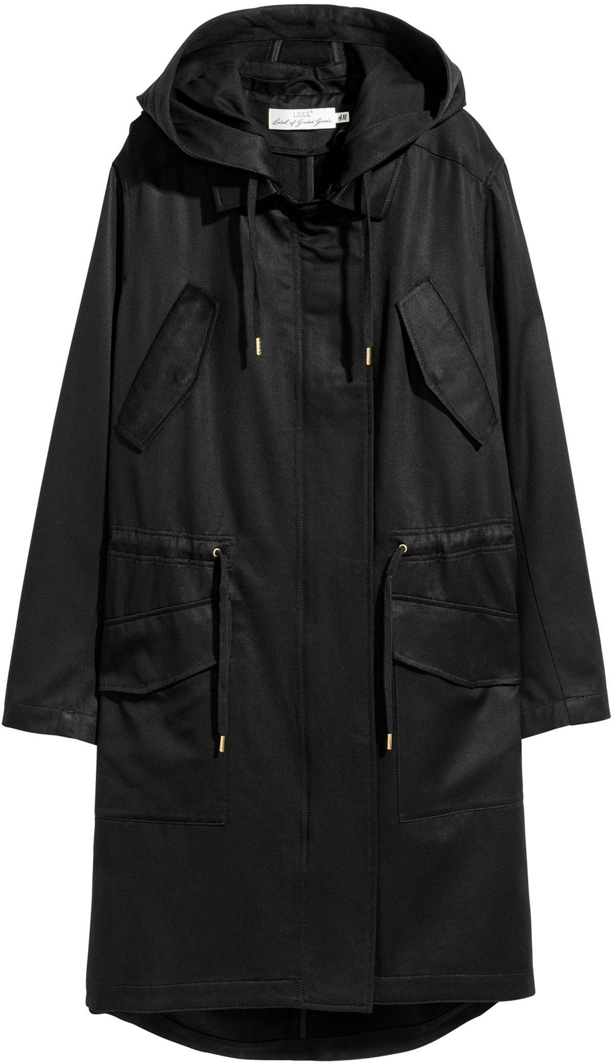 

Парка H&M 5054186RP21 36 Черная