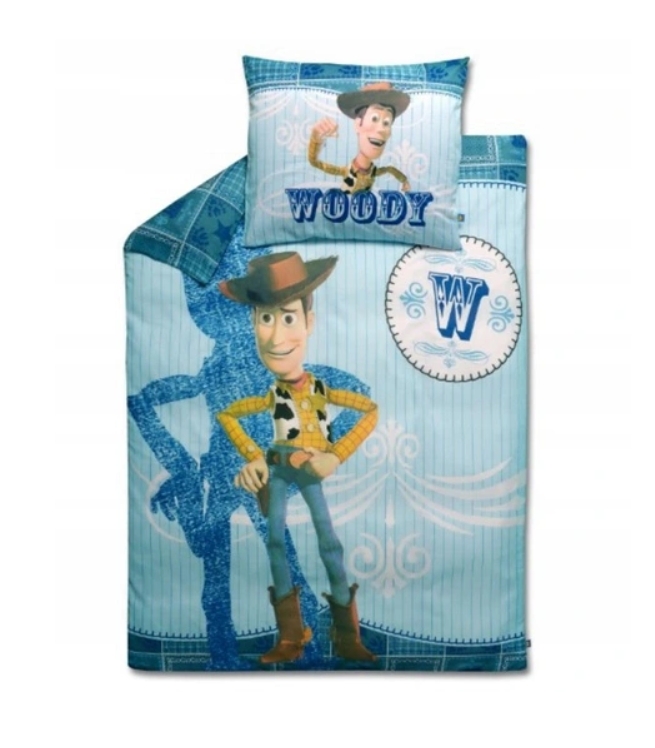 

Детское постельное белье, подростковое История игрушек Вуди 100% Хлопок (наволочка+пододеяльник) по лицензии Disnay Toy Story 160 x 200 см (dsjt-01)