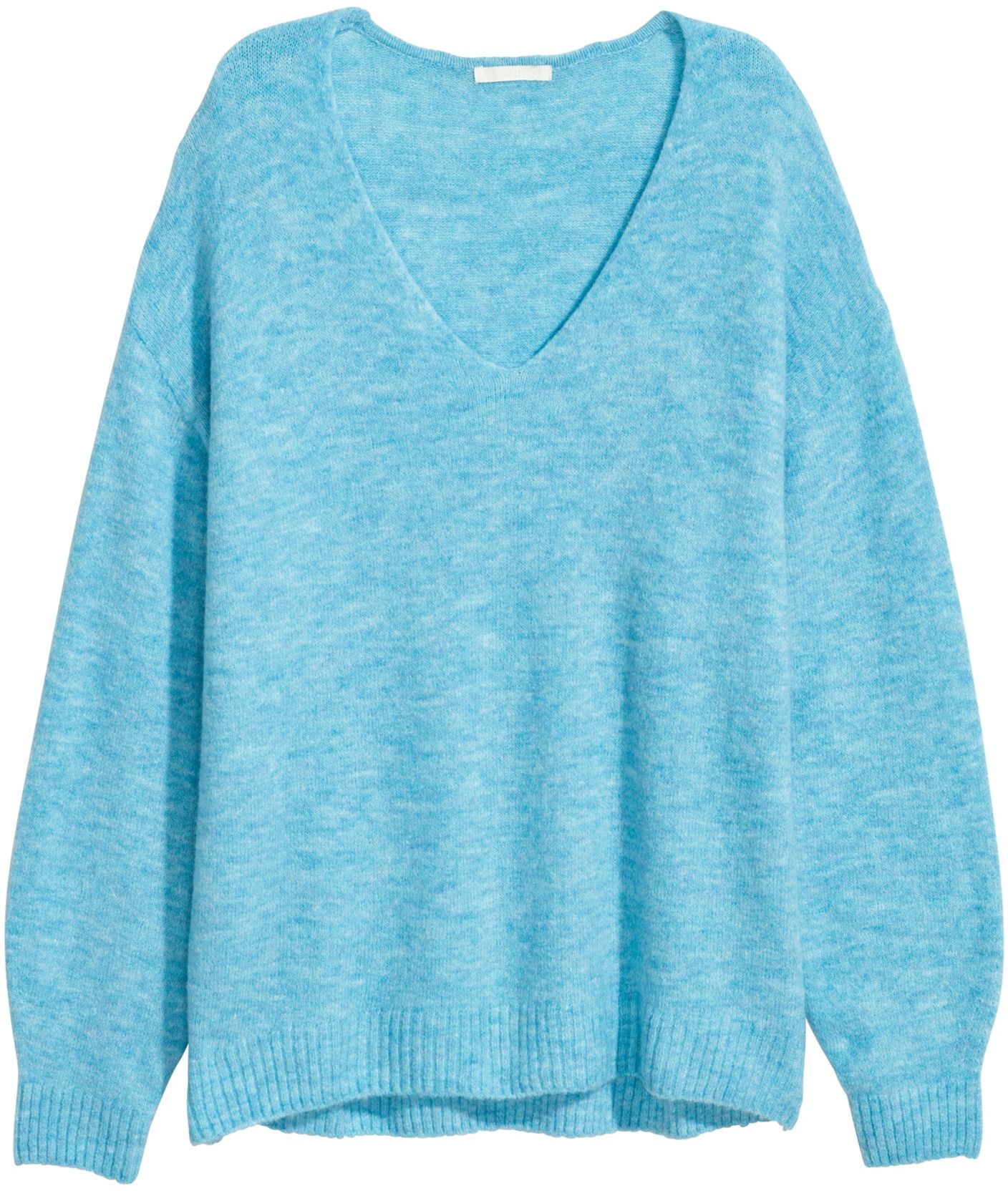 

Пуловер H&M 5354886RP21 M Голубой меланж