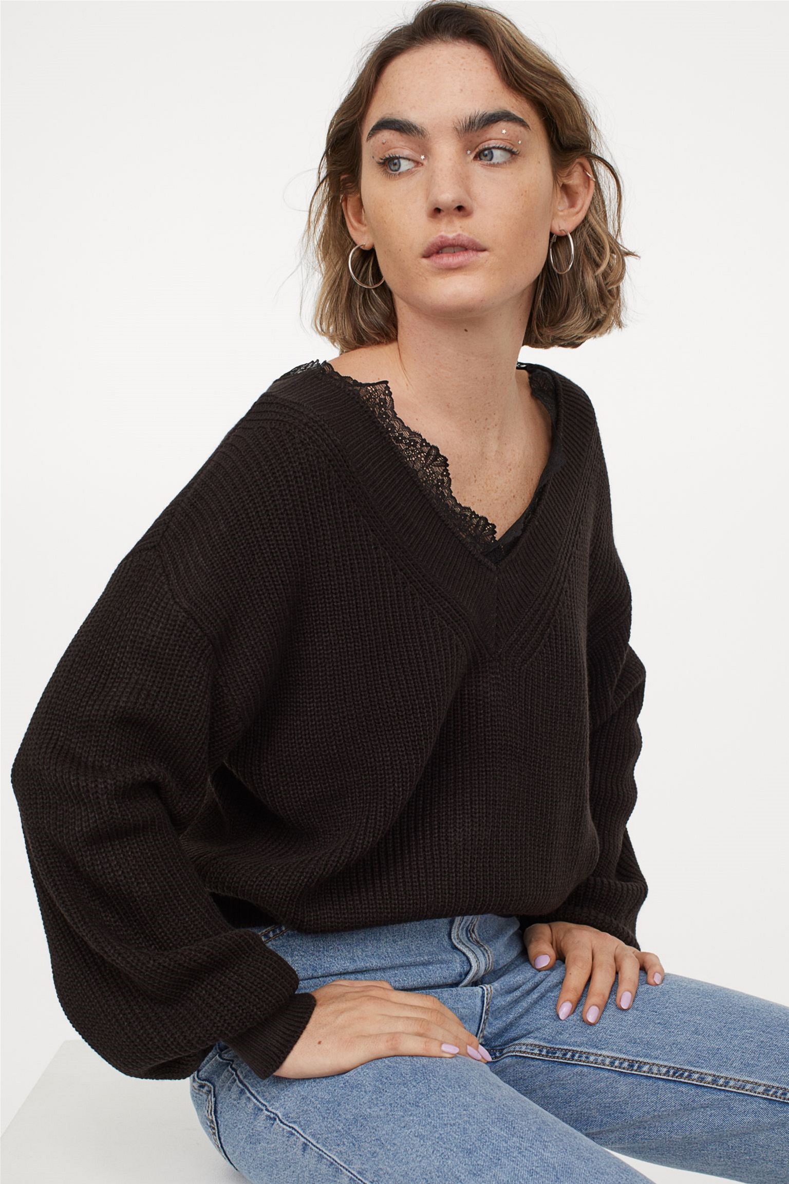 

Свитер H&M 8790882dm M Черный