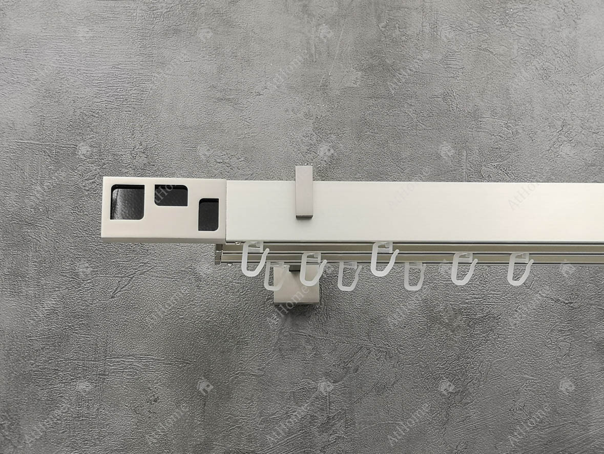 

Карниз Marcin Dekor Square line Фори/черный 200 см тройной Сталь матовая (кронштейн 11-14-17 см)