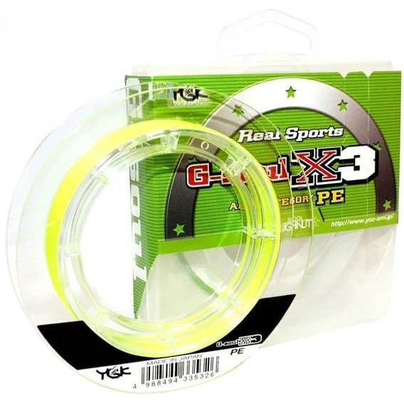 

Шнур YGK G-Soul X3 150m желтый #0.6/0.128mm 9lb/4kg