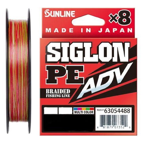 

Шнур Sunline Siglon PE ADV х8 150m мультиколор #0.5/0.121mm 6lb/2.7kg