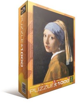 

Пазл EuroGraphics «Девушка с жемчужной серёжкой» Ян Вермеер, 1000 элементов (6000-5158)