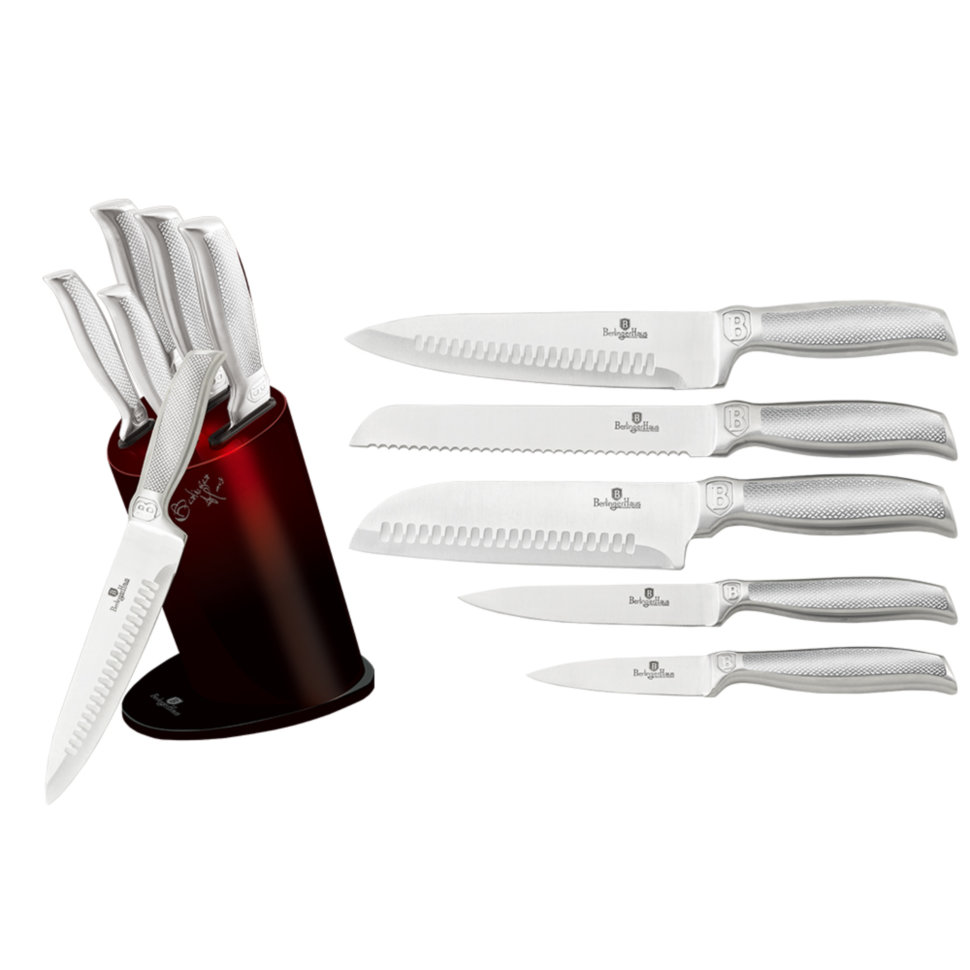 

Набор ножей Berlinger Haus Black Burgundy Metallic Line 6 предмета BH-2282A