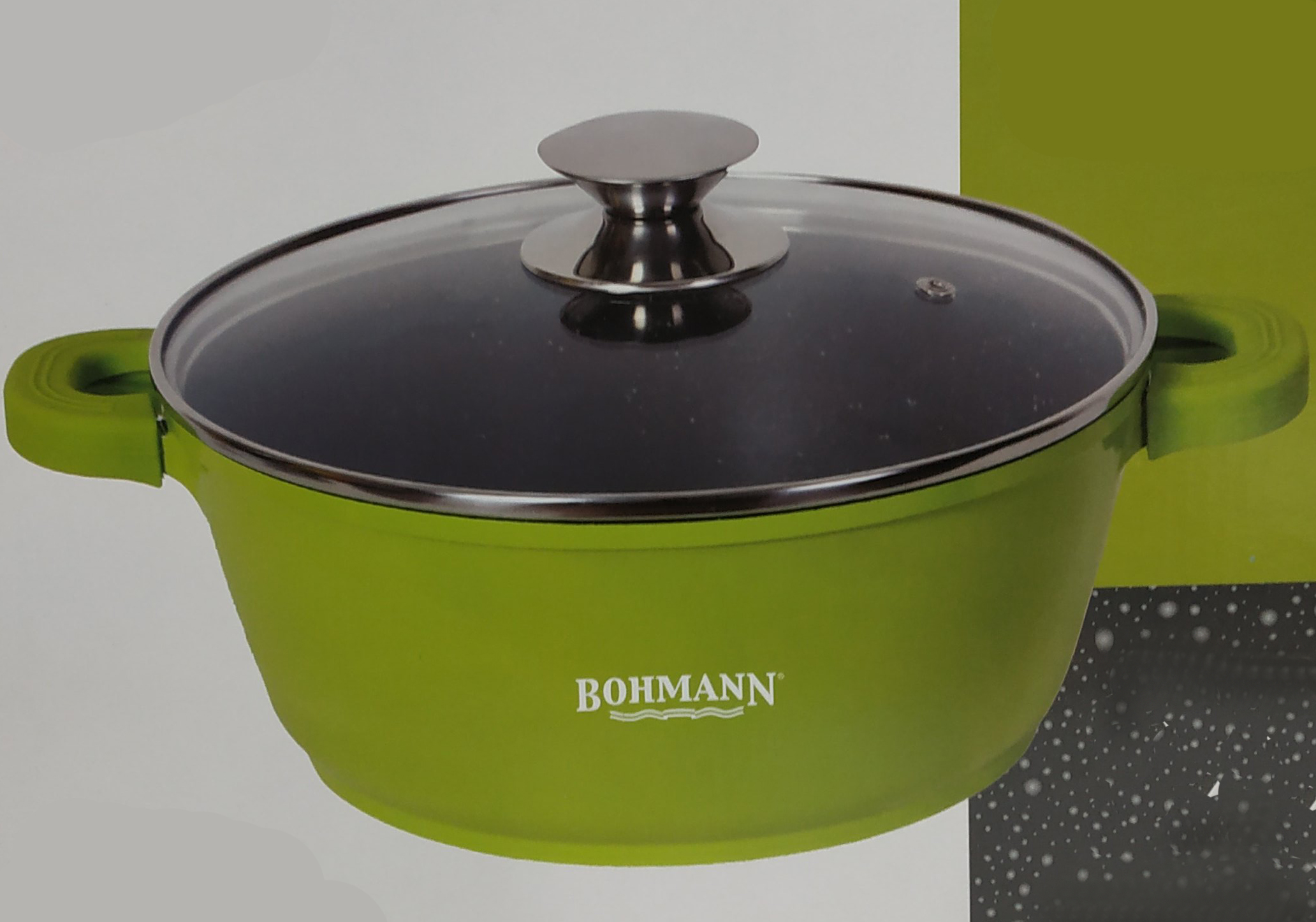 

Кастрюля Bohmann ВН-7328 MRB-GR - 5,8 л-28см
