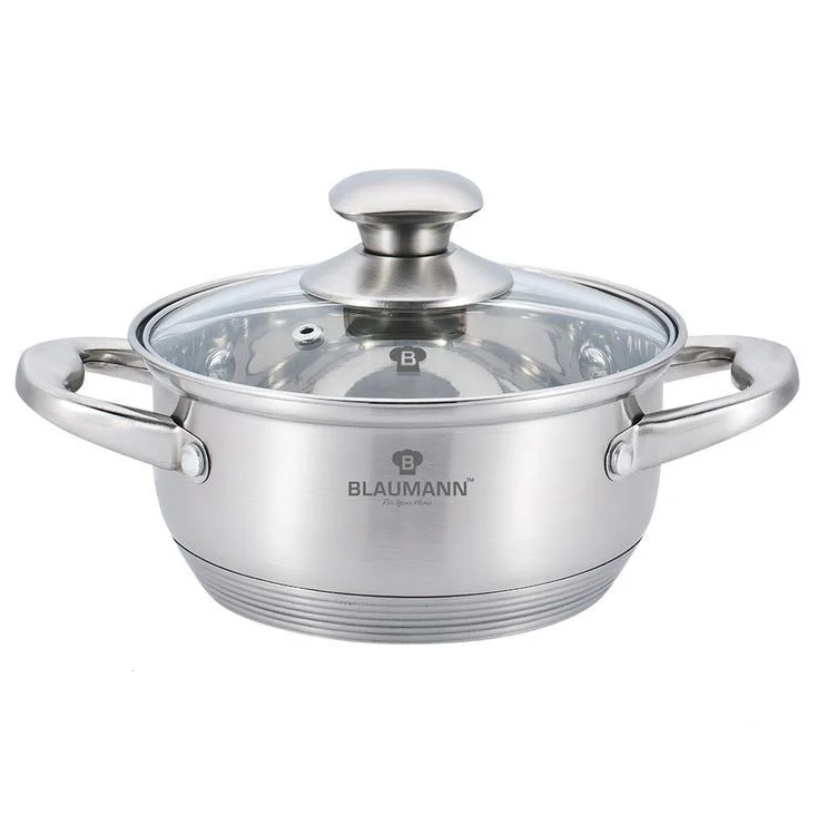 

Кастрюля со стеклянной крышкой 2,75 л Blaumann BL-3309