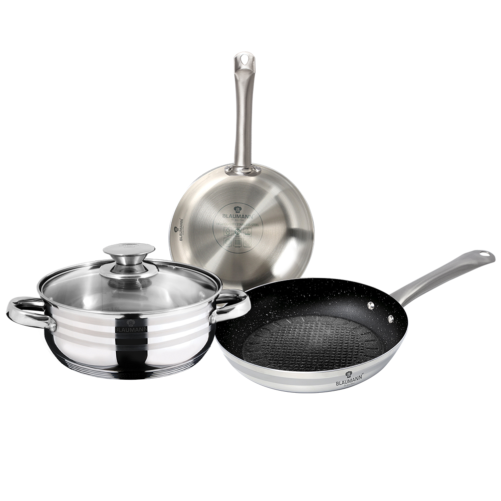 

Набор посуды Blaumann Gourmet Line 3 предмета BL-3179