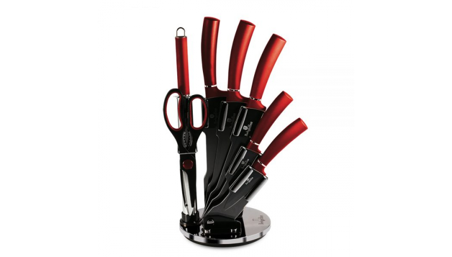 

Набор ножей 8 предметов Berlinger Haus Metallic Line Burgundy Edition BH-2562