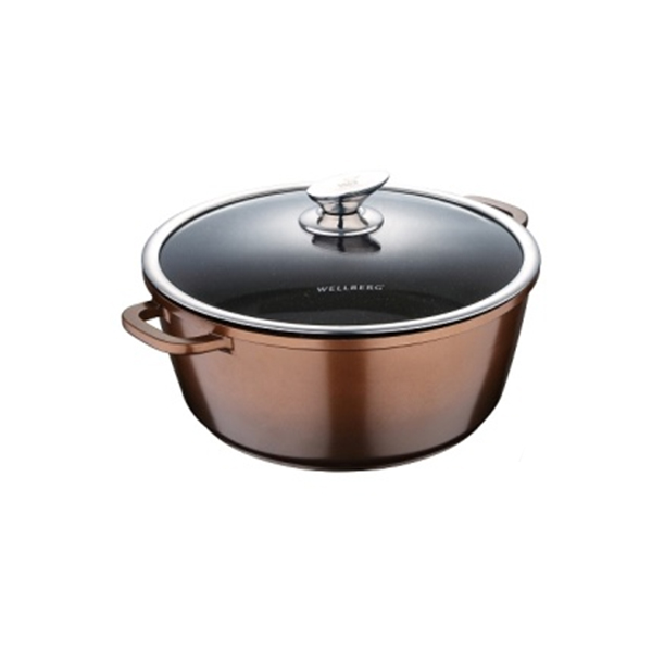 

Кастрюля со стеклянной крышкой 6.4 л Wellberg WB-3324