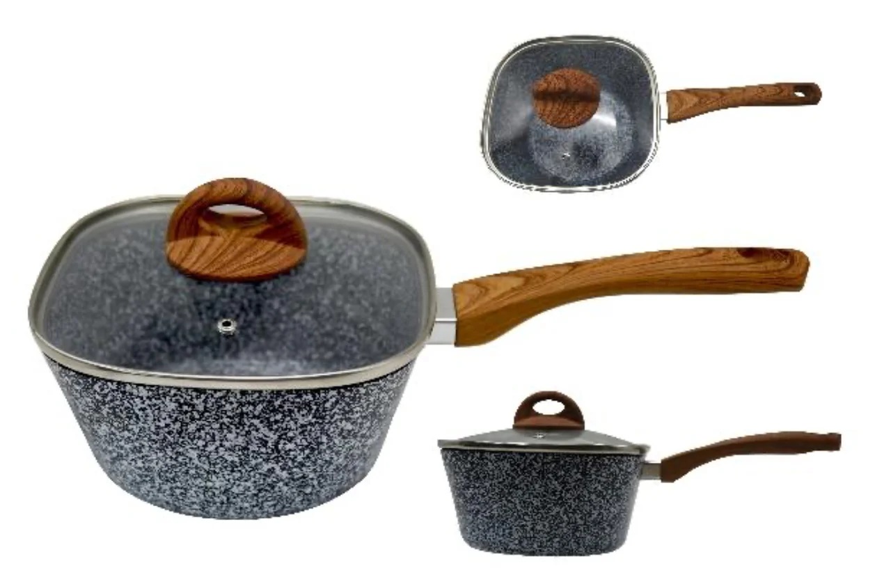 

Ковшик квадратный гранитный с крышкой 2 л Edenberg EB-3672