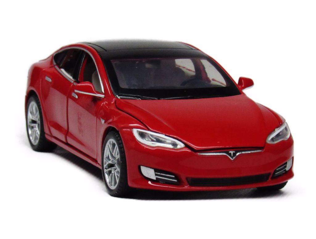 

Машинка "Автопром" Tesla Model S Красная 6614