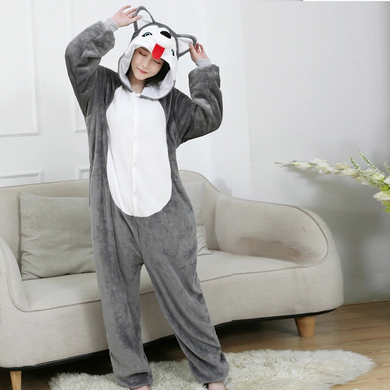 

Пижама Кигуруми взрослая BearWear Хаски  155 - 165 см Серый (K1W1-0169, Пижама Кигуруми взрослая BearWear Хаски M 155 - 165 см Серый (K1W1-0169-M)