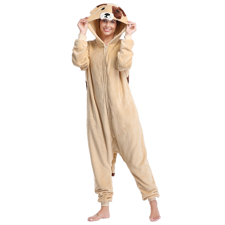 

Пижама Кигуруми взрослая BearWear Пес Барбос (на молнии) S 145 - 155 см Бежевый (K1W1-0181-S)