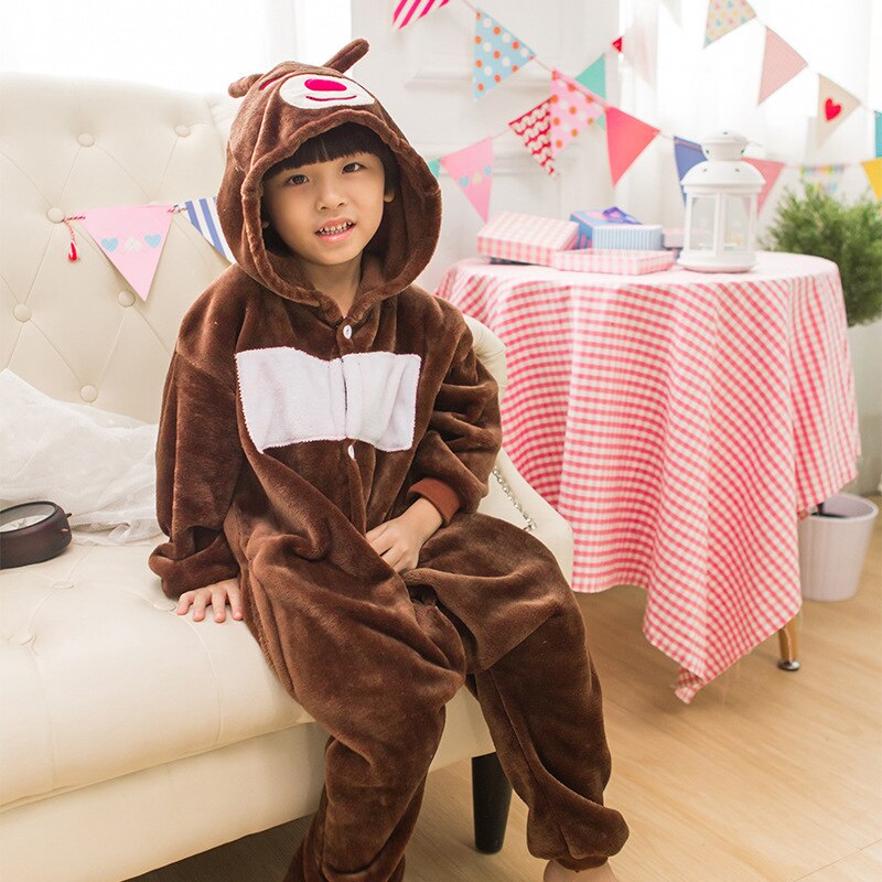 

Пижама Кигуруми детская BearWear Бурый Медведь XS 95 - 105 см Коричневый (K0W1-0125-XS)