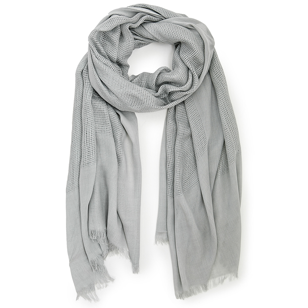 

Палантин AMOO emporio P90-200-21-grey Серый