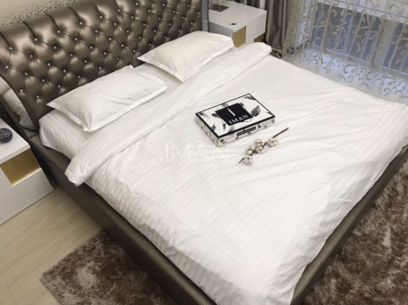 

Комплект постельного белья IMAH Жаккард + сатин 100% Хлопок King Size 200k7070zhssnw1